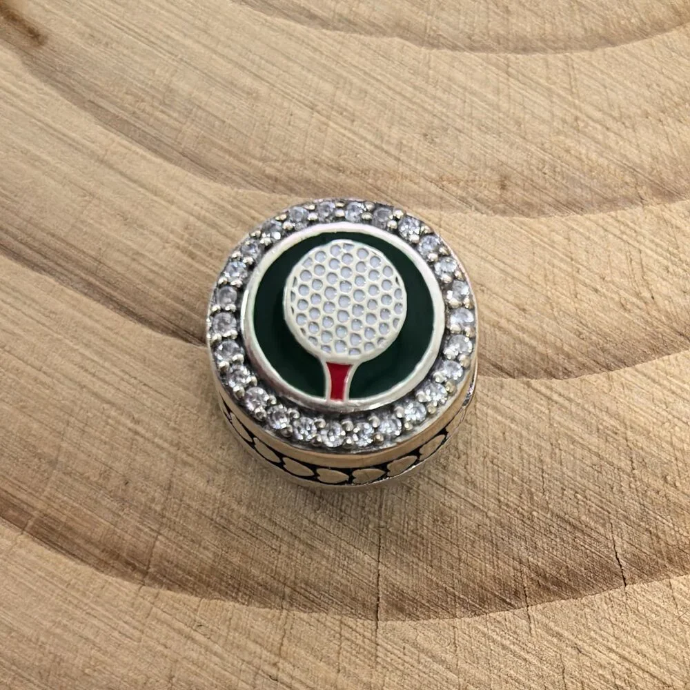 Pandora Golfball Exclusive Charm Pendant, S925 Silver Jewelry